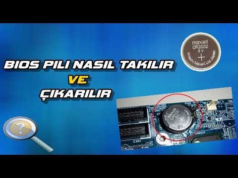 Bios Pili Nasıl Çıkarılır Ve Nasıl Takılır (SESLİ) - (2017)