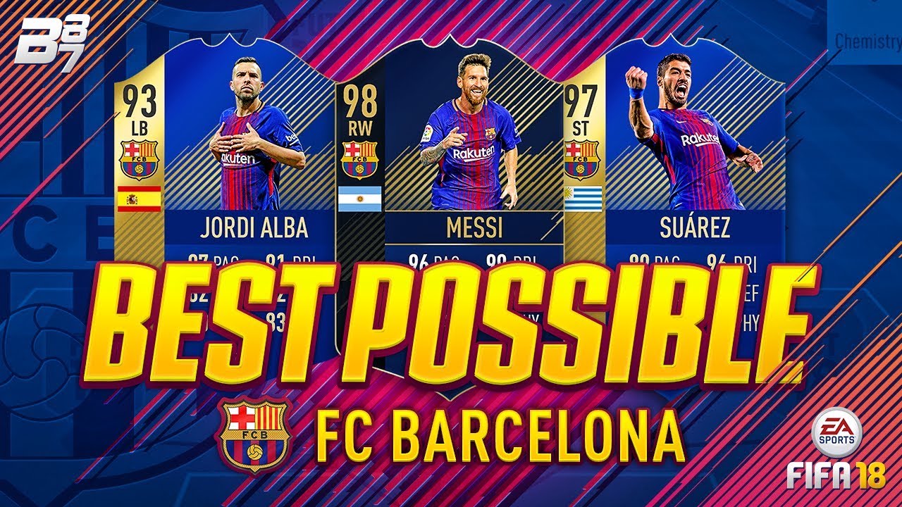 BEST POSSIBLE BARCELONA TEAM! w/ TOTS SUAREZ AND TOTY MESSI! | FIFA 18 ULTIMATE TEAM