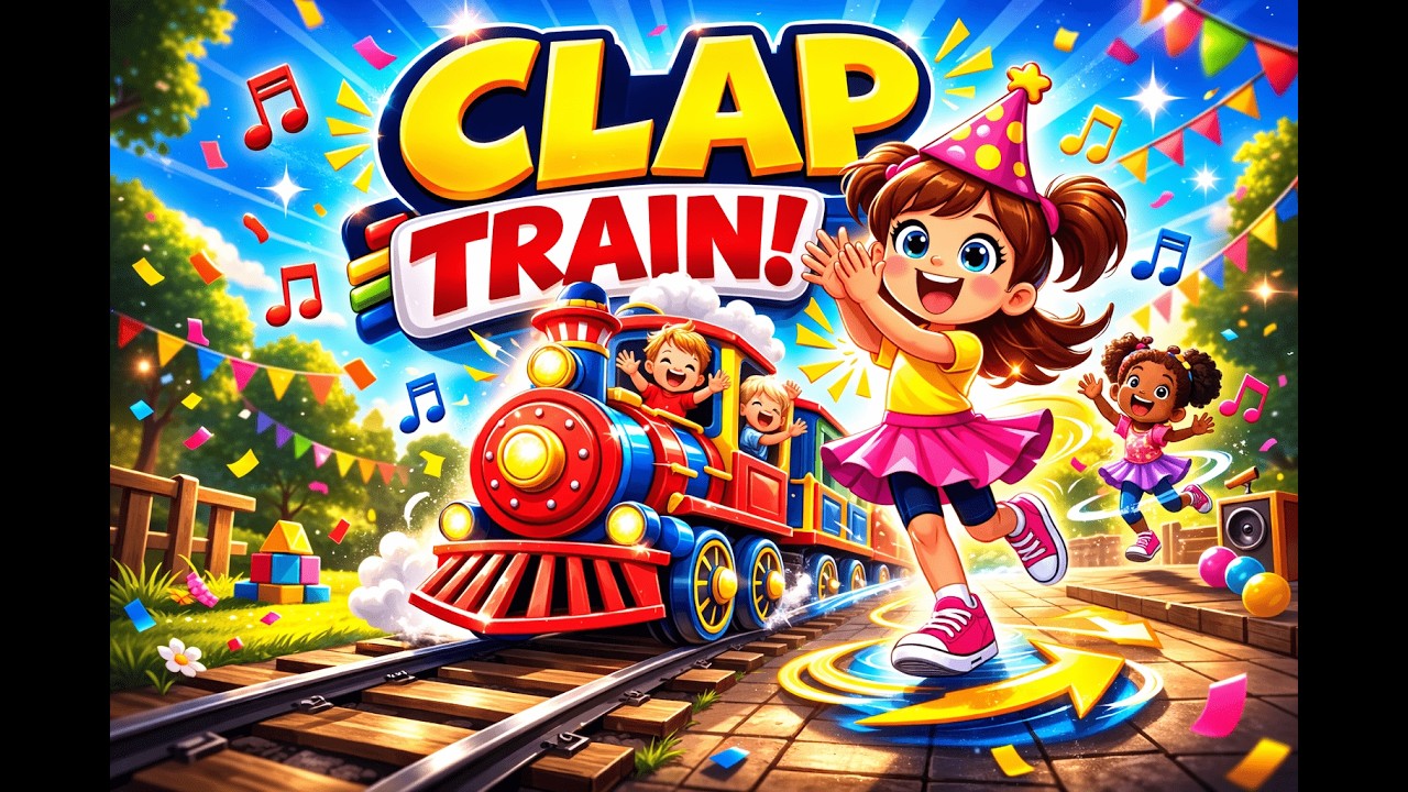 Sticky Tunes – Clap Train Party! | Fun Train Dance Song for Kids