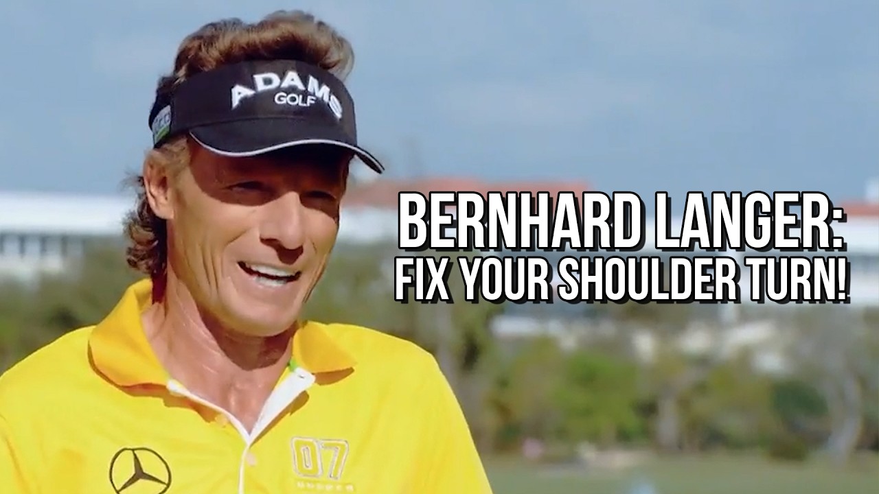 Fix Your Shoulder Turn and Become a Great Ballstriker: Bernhard Langer #golf #swingtips
