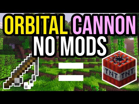 How To Make Orbital Strike Cannon in Minecraft Bedrock - Without Mods!