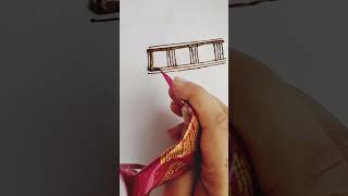 mehendi border design with easy flower hack step by step #mehndi #art #henna #viral #trending