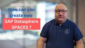 Creating a new SAP Datasphere SPACE