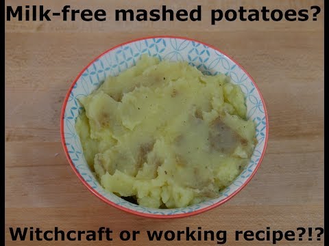 How to make dairy-free garlic mashed potatoes