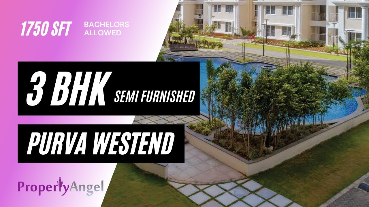 3 Bedroom apartment in Purva Westend, Kudlu Gate, Garvebhavi Palya