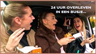 Download Lagu 24 UUR MET MAXIME EN SOPHIE OVERLEVEN IN EEN BUSJE😱 | BTS MP3