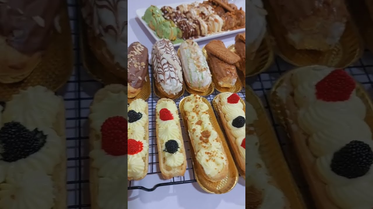 مشروعى اللى كلت منه الشهد الاكلير باحترافية زى الكتاب ما قال هتنافسى بيه أشهر محلات الحلوانى