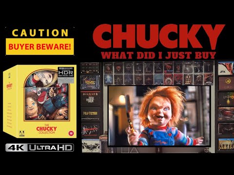 (BUYERS BEWARE) The Chucky Arrow Video 4k Ultra HD Bluray Collection.