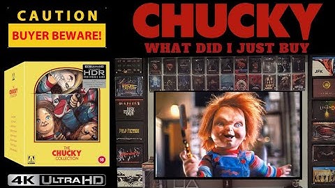 (BUYERS BEWARE) The Chucky Arrow Video 4k Ultra HD Bluray Collection.