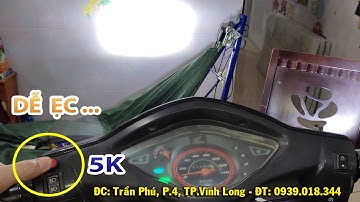 Cách tạo nút Passing đá pha trên xe Wave | Quá phê quá tê