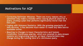 P109 | Adaptive Query Processing in the Looking Glass