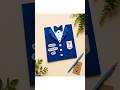 Don't Miss Beautiful Happy Father's Day Card 2025 using white paper #art#youtubeshorts#shorts