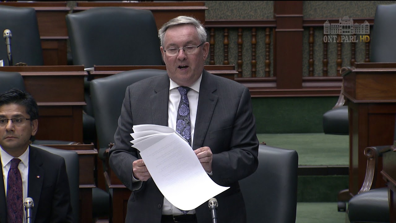 Jim Bradley re Conservation Authorities 09-12-17