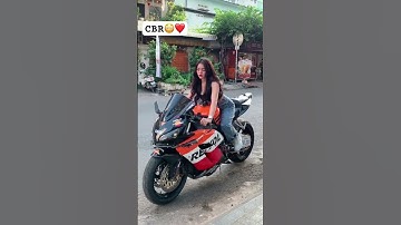 Girl test honda cbr. #honda #cbr1000rr #kawasaki #zseries #z1000