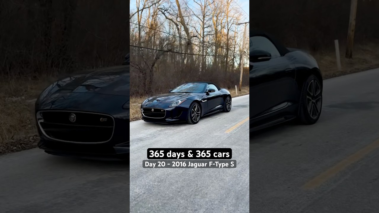 365 days & 365 cars: Day 20 - 2016 Jaguar F-Type S Convertible. Follow for daily cars drives!