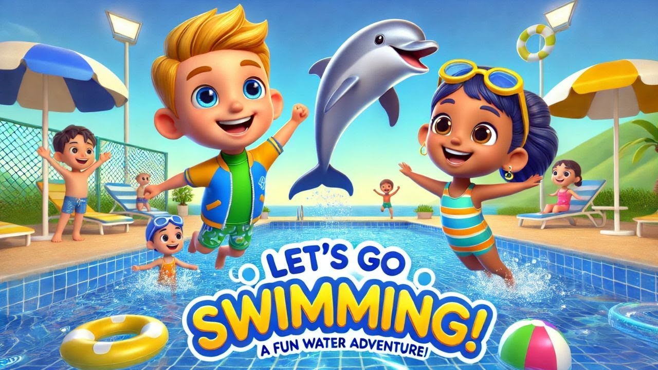 🎵 Swimming Day Song! Fun Water Adventure for Kids | Nursery Rhymes