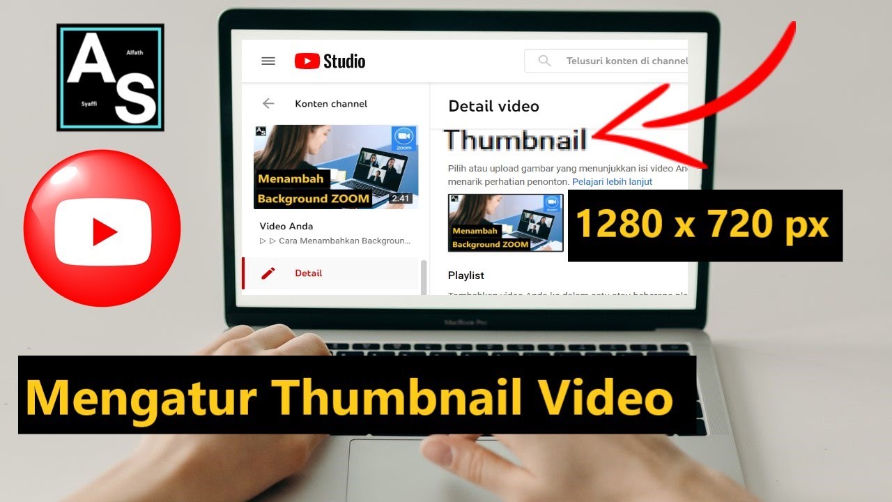 Cara Mengatur Thumbnail Video YouTube di Laptop/PC - YouTube