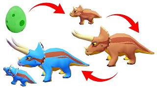 From EGG to Mother! - Baby Triceratops Gameplay | Dino Simulator