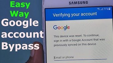 Bypass Google Account Verification SAMSUNG J5,J7,A5,A7,A8,S6,S7,S8 ANDROID 7.0 AND Above