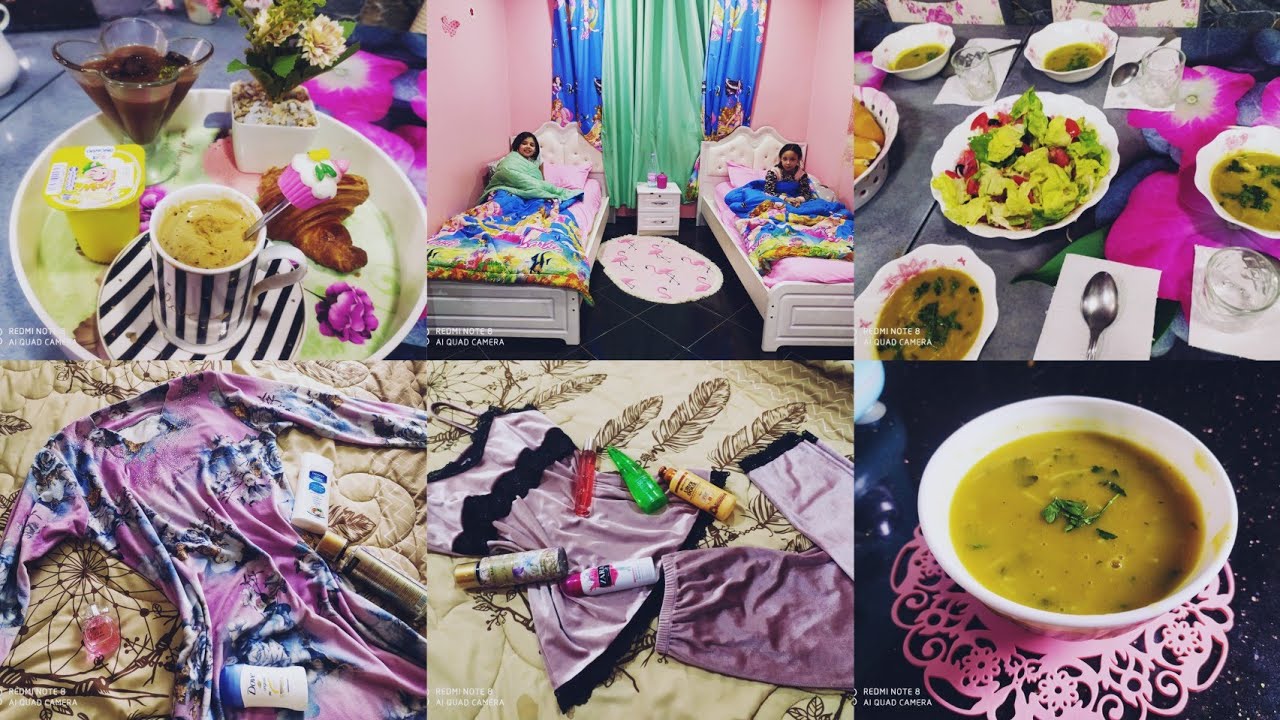 روتين الرغاوي😜روتيني مع بناتي💔كيفاش نتهلي في روحي😁واش نلبس 🌺روتيني الليلي🥺وصفة اقتصادية ومغذية