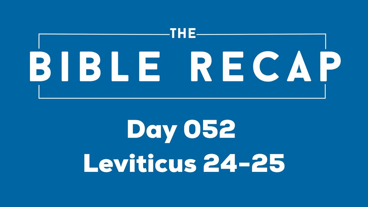 Day 052 (Leviticus 24-25)