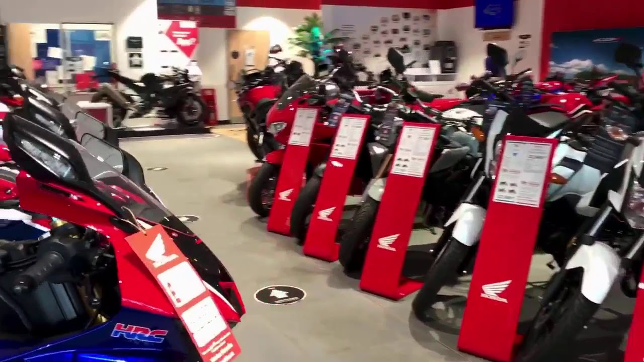 Vertu Honda Bikes Grantham Showroom.
