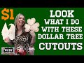 $1 DOLLAR TREE CUTOUTS DIY | WOOD CRAFTS | ST. PATRICK'S DAY DECOR | EASY BOW TUTORIAL | HIGH END!