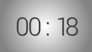 13 Seconds countdown Timer - 5 beep at the end | Simple Timer (Eighteen sec)