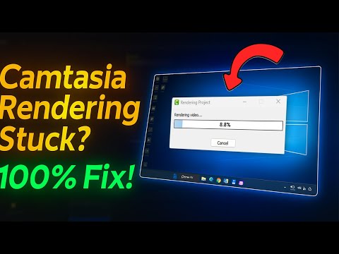 How to Fix Camtasia Rendering Stuck Problem | Camtasia Export Not Working Solution