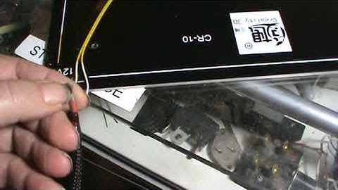 creality cr-10 heat bed problem. broken positive wire.