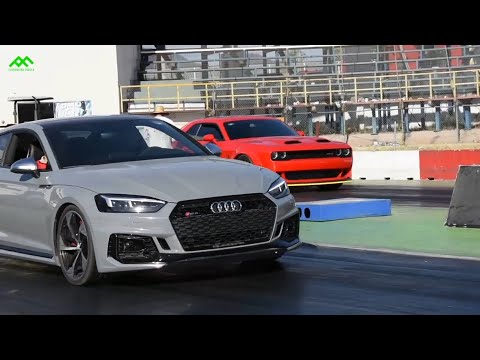 AUDI RS5 VS FORD F-150 SALEEN VS CHALLENGER HELLCAT VS A45S AMG - ARRANCONES AUTÓDROMO CULIACÁN
