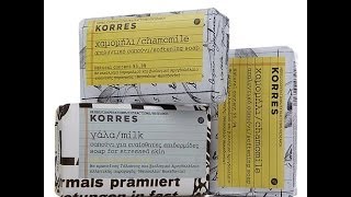 Korres Milk and Chamomile Bar Soap Trio