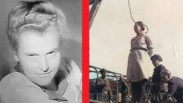 The PUBLIC Execution Of PSYCHOPATHIC Stutthof Guard Jenny-Wanda Barkmann *NOT For The WEAK