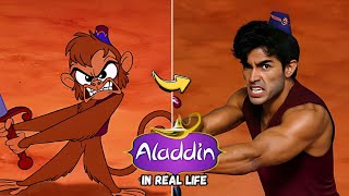 Aladdin In Real Life Cartoon Vs Ai Animation Part 4
