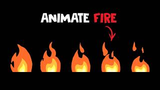 how to animate fire like you work in a anime studio | adobe animate