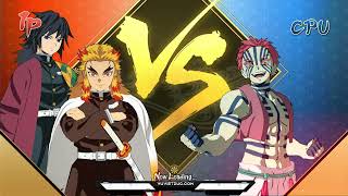 Demon Slayer Hinokami Chronicles - Rengoku vs Akaza Boss - Battle Gameplay