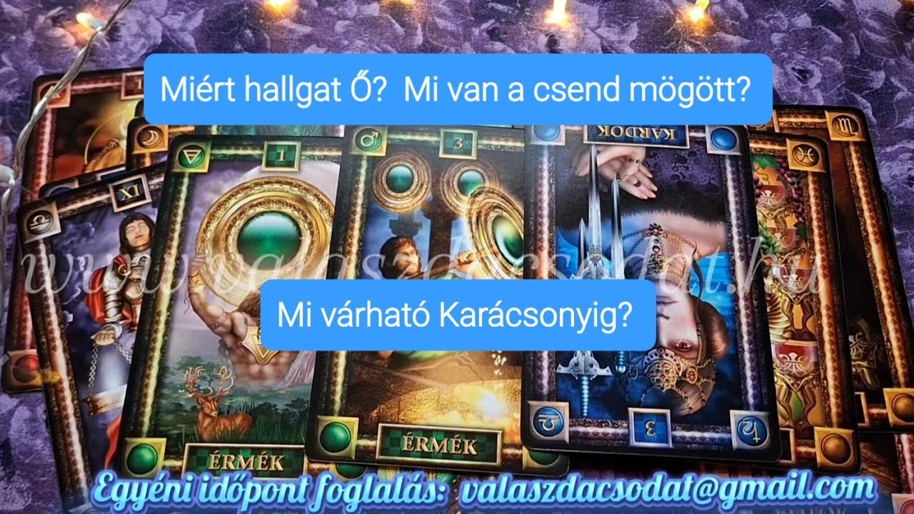 💞💖 Miért hallgat Ő? ❄️ Mi van a csend mögött? 💌 Mi várható karácsonyig?🎄💝
