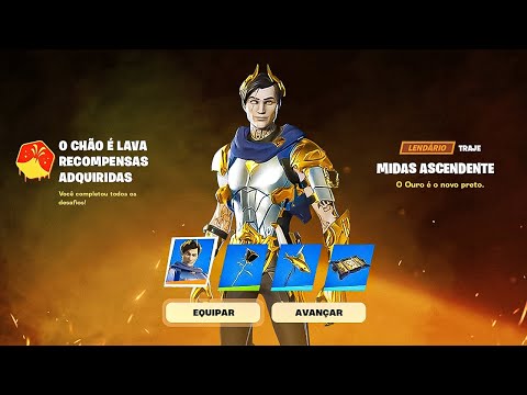 COMO RESGATAR AGORA *NOVA SKIN do MIDAS* GRÁTIS no FORTNITE! MÉTODO 100% COMPROVADO ✔️