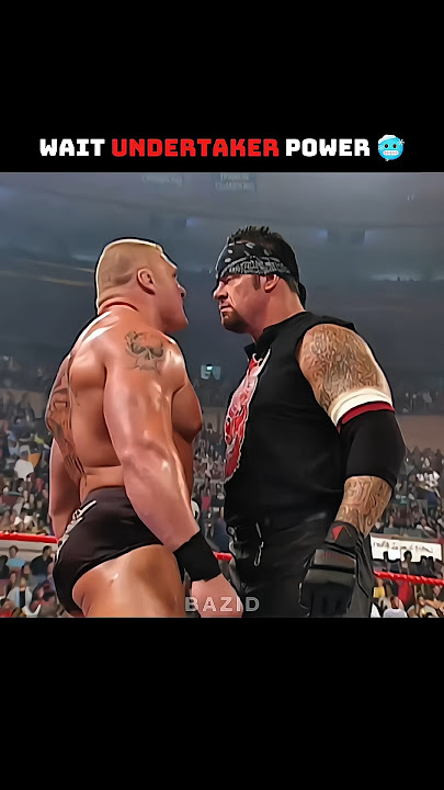 wait the undertaker ☠️ #wwe #wrestling #shorts