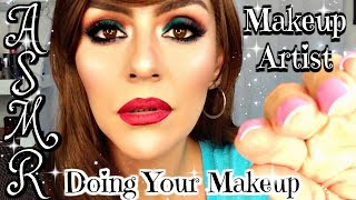 Asmr Whisper Makeup Artist Does Your Makeup Chewing Gum