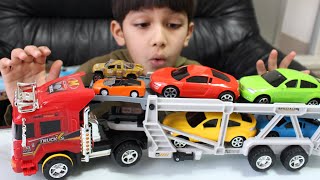 Unboxing and review kids toys vehicles | plays with Luckson and Libisa | Transportation vehicle.
