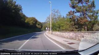DRIVE #293: Pazin-Tinjan-Poreč (Croatia) (timelapse 4x) *Read Description*