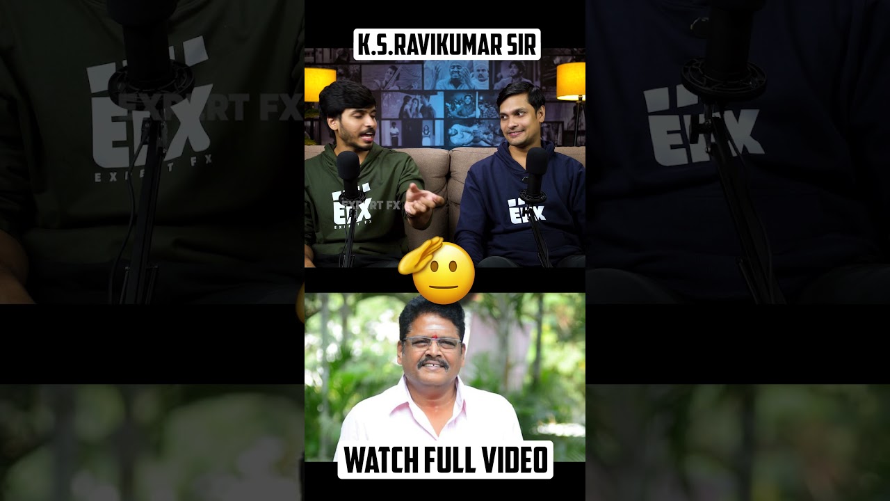 KS Ravikumar the GOAT 😎🙌 