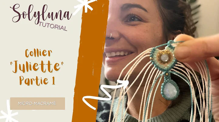 DIY macram : Collier Juliette - Live partie 1