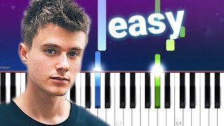 Video thumbnail of "Alec Benjamin - Let Me Down Slowly (100% EASY PIANO TUTORIAL)"