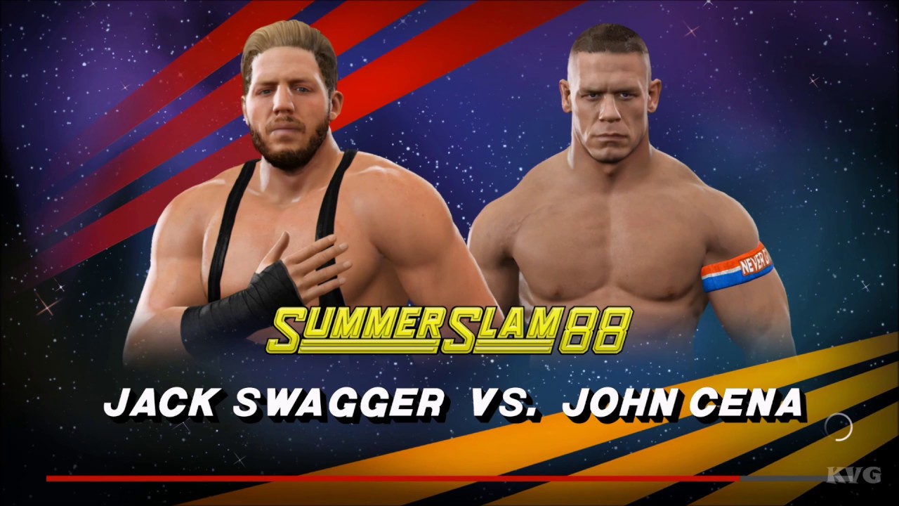 WWE 2K17 - Jack Swagger vs John Cena | Gameplay (HD) [1080p60FPS]