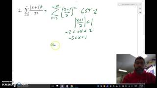8-5 Interval of Convergence by Ratio Test