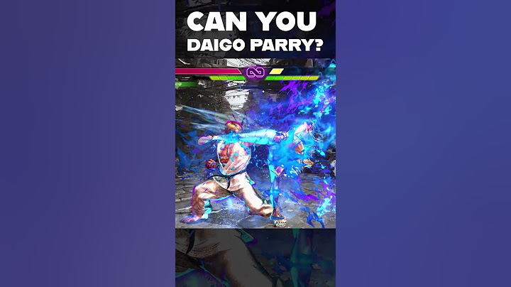 DAIGO PARRY IN STREET FIGHTER 6