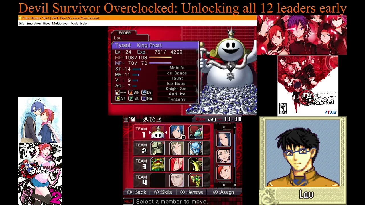 Devil Survivor Overclocked: Unlock all characters early - YouTube