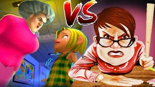 Evil SCARY TEACHER 2020 Spooky Granny - Gameplay - Walkthrough - Level 1 - 3 [Android - IOS] screenshot 3